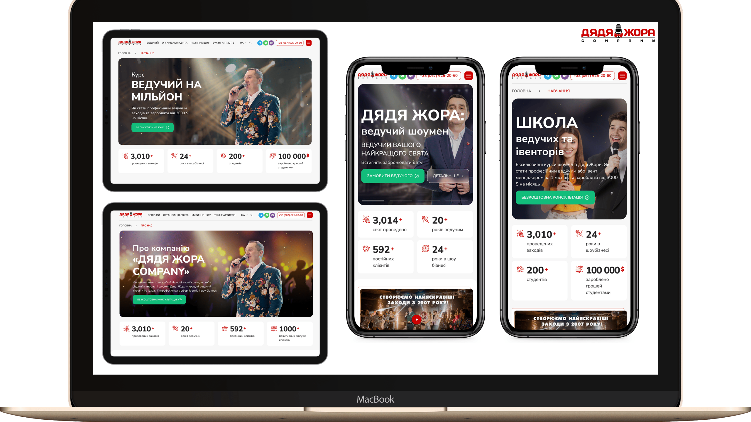 Розробка сайту для Дядя Жора Company - SELECTOR.SPACE
